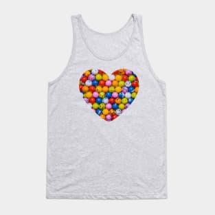 Vintage Jawbreaker Candy Photo Heart Tank Top